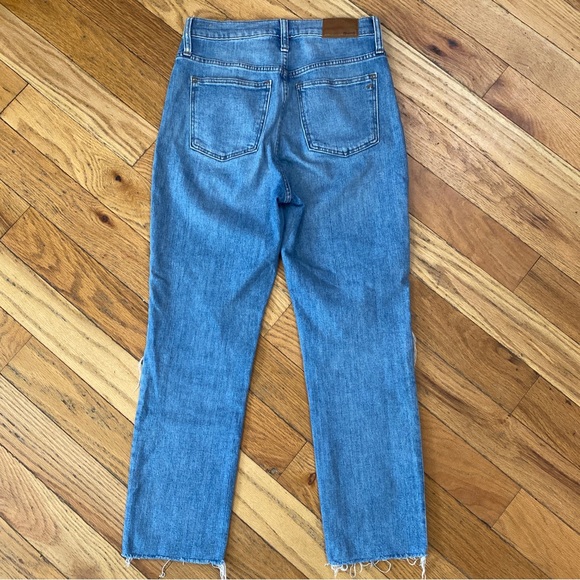 Madewell The High Rise Slim Crop Boyjean in Elkhurst Wash Size 25 - Picture 10 of 11